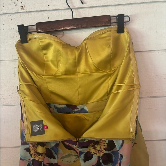 Vince Camuto Yellow and Purple Floral Dress - Picture 12 of 13